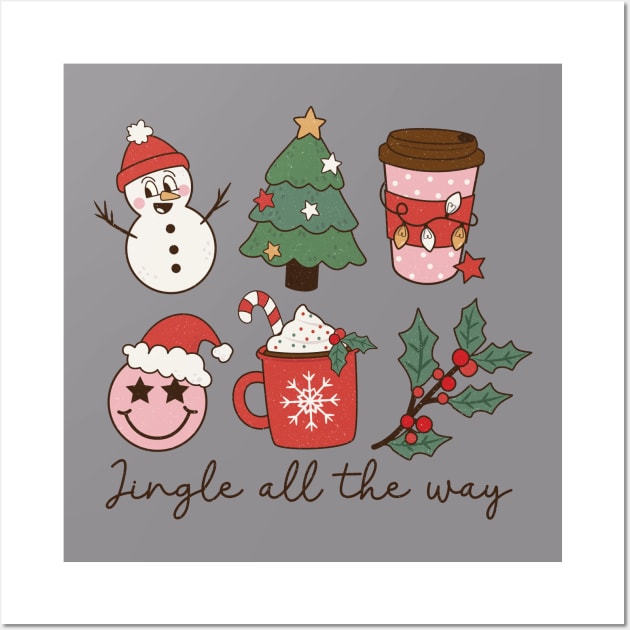 Jingle All The Way. Wall Art by Satic